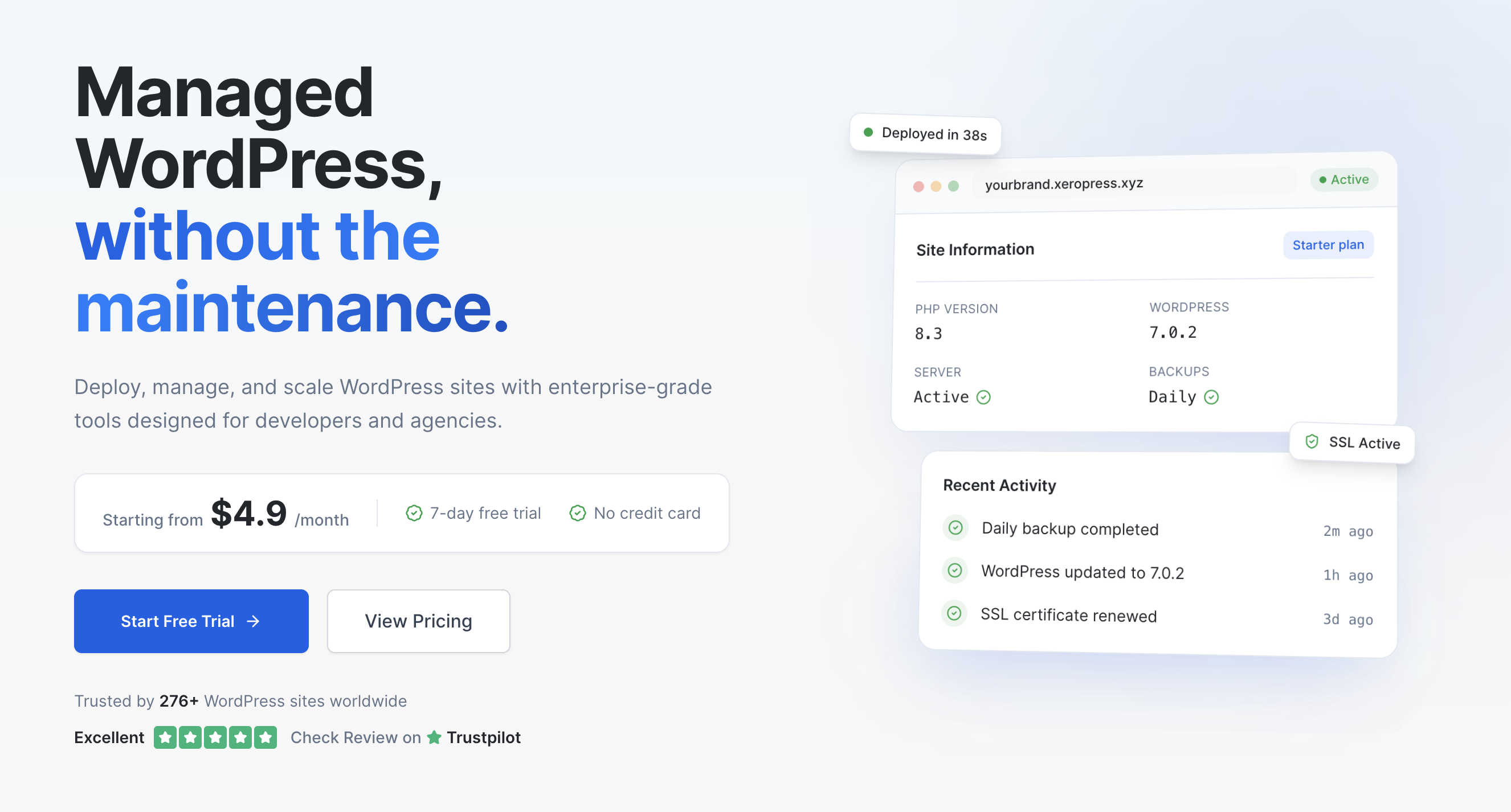 XeroWP preview