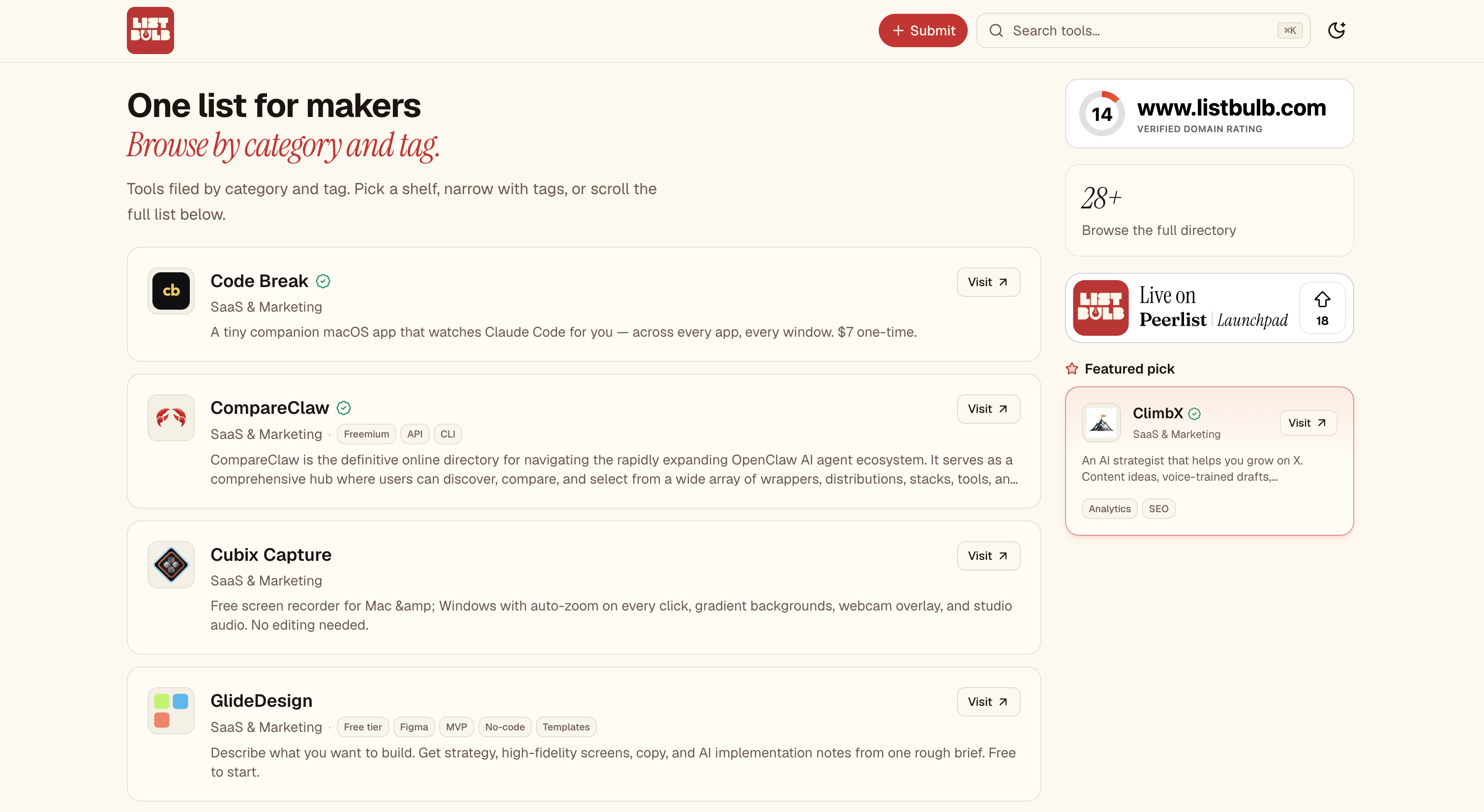 List Bulb preview