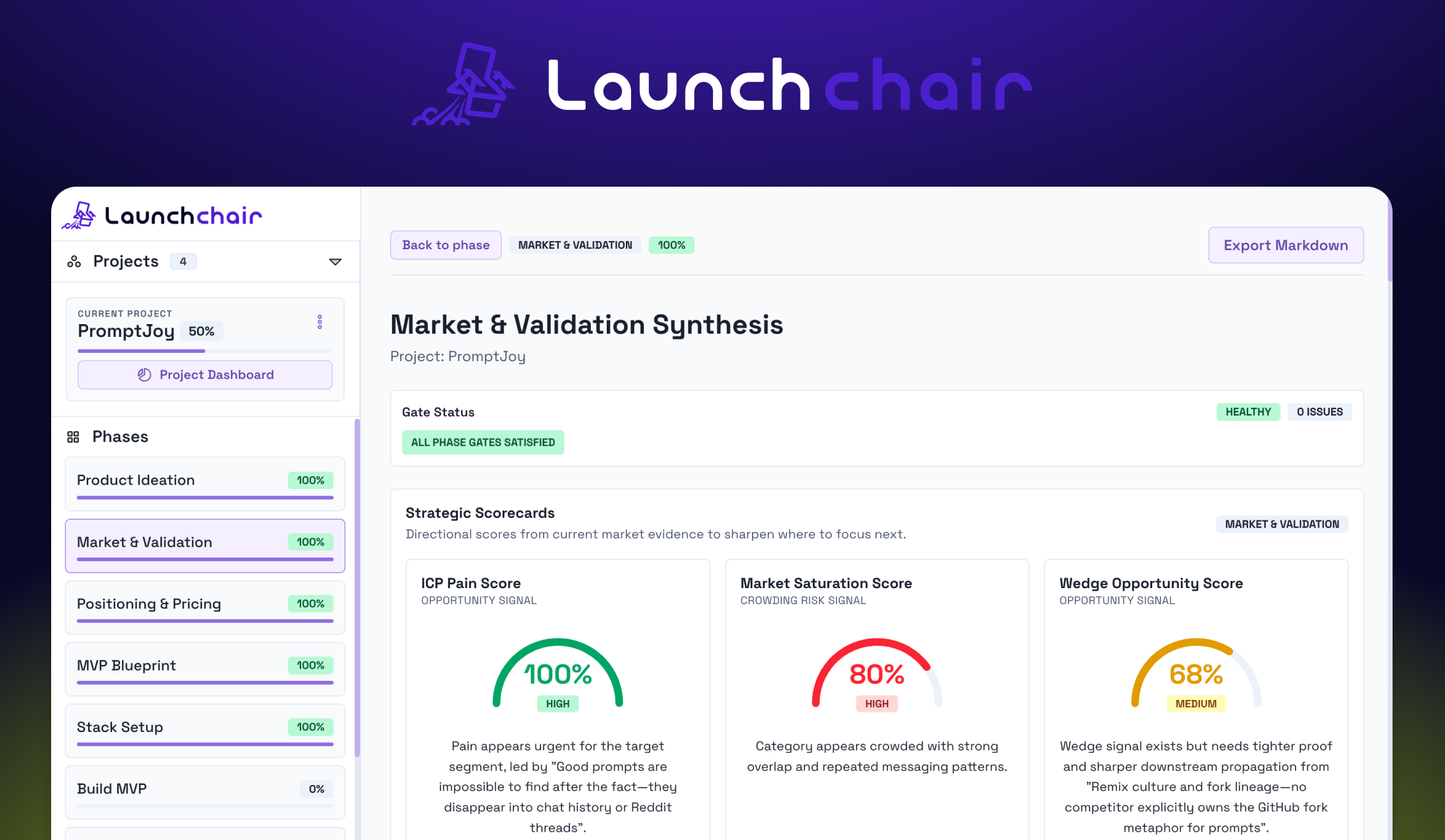LaunchChair preview