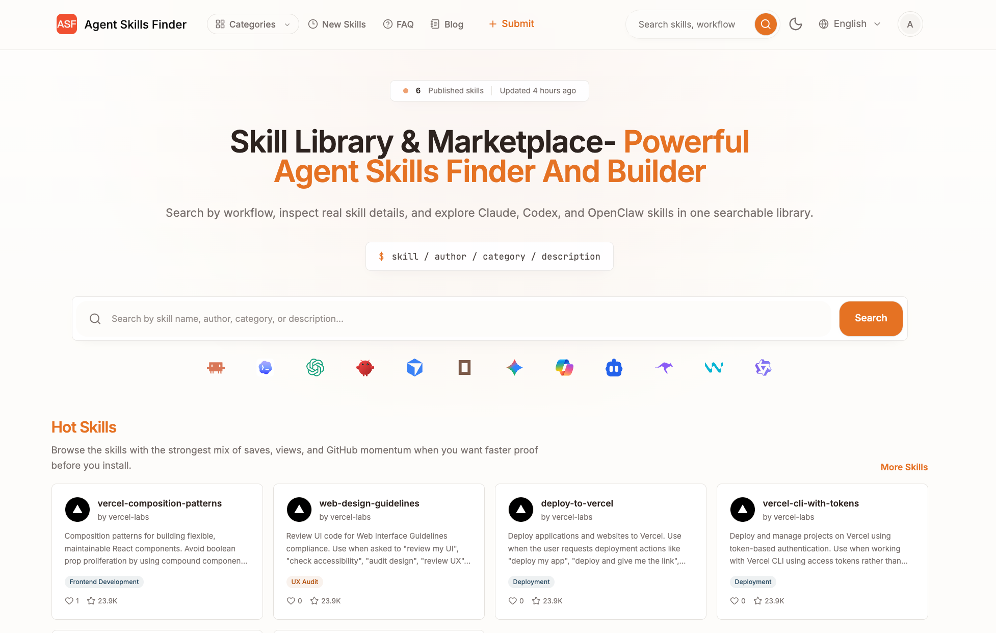 Agent Skills Finder screenshot 1