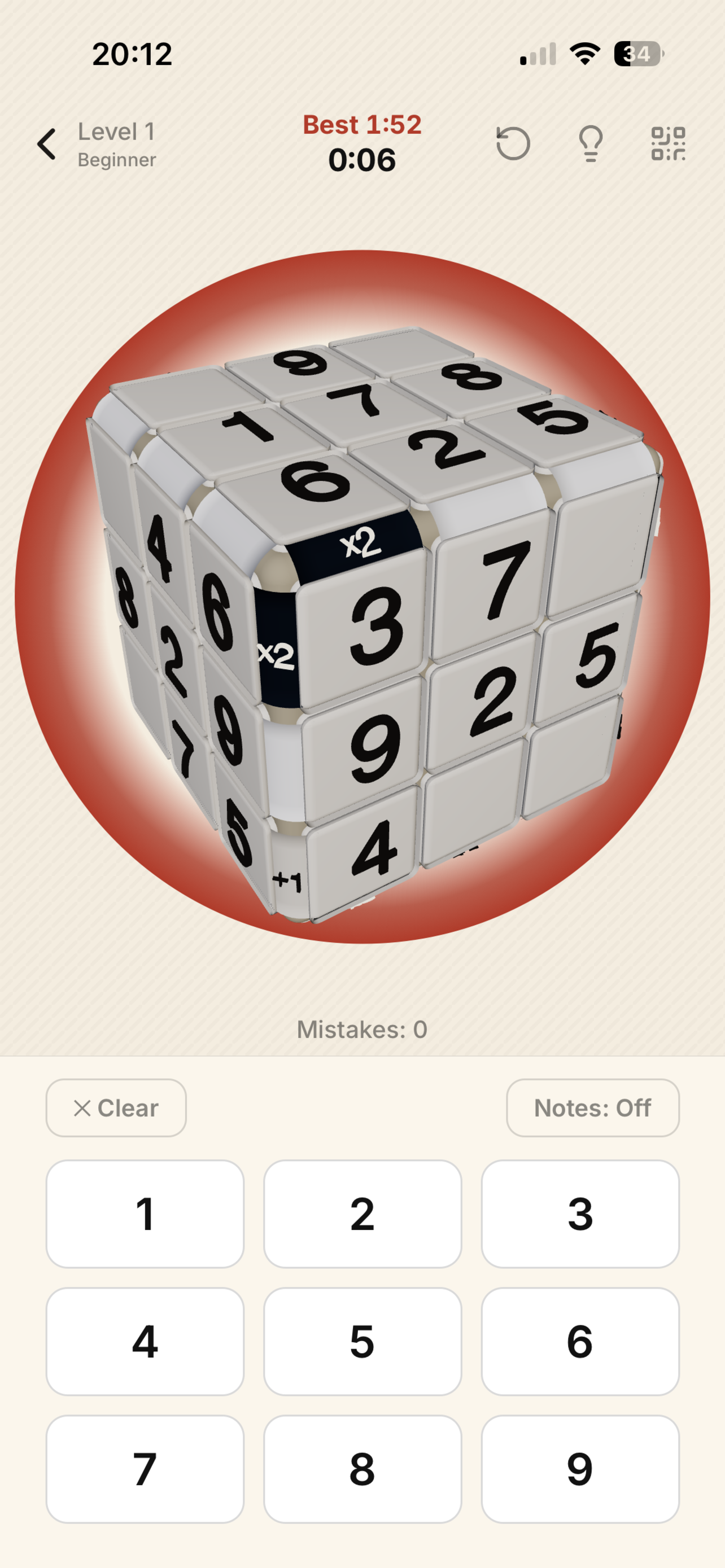 Kropki 3D Sudoku preview