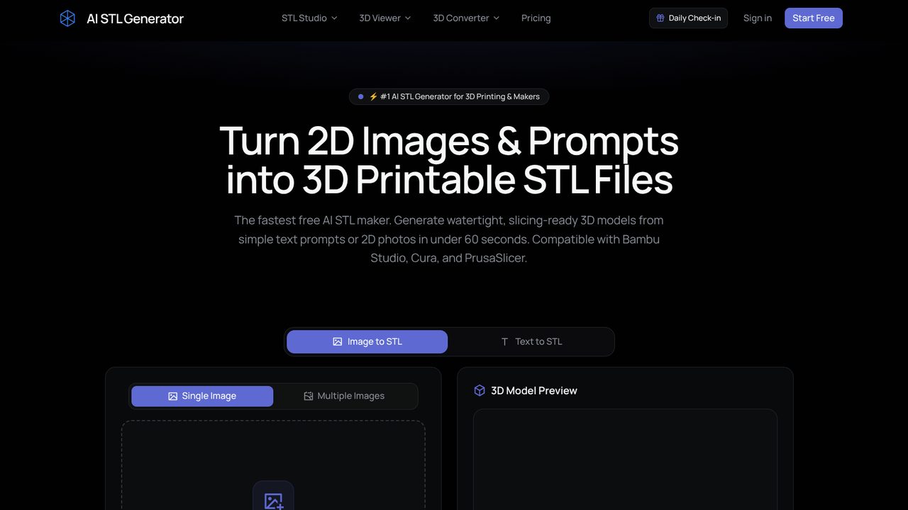 AI STL Generator screenshot 1