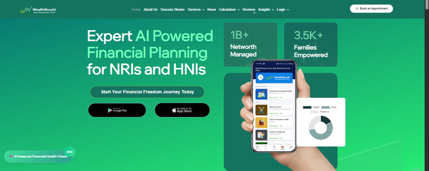 WealthMunshi Financial Health Check preview