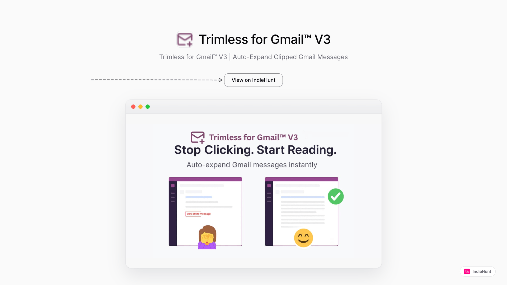 Improve Gmail Efficiency: Trimless V3 Expands Clipped Emails