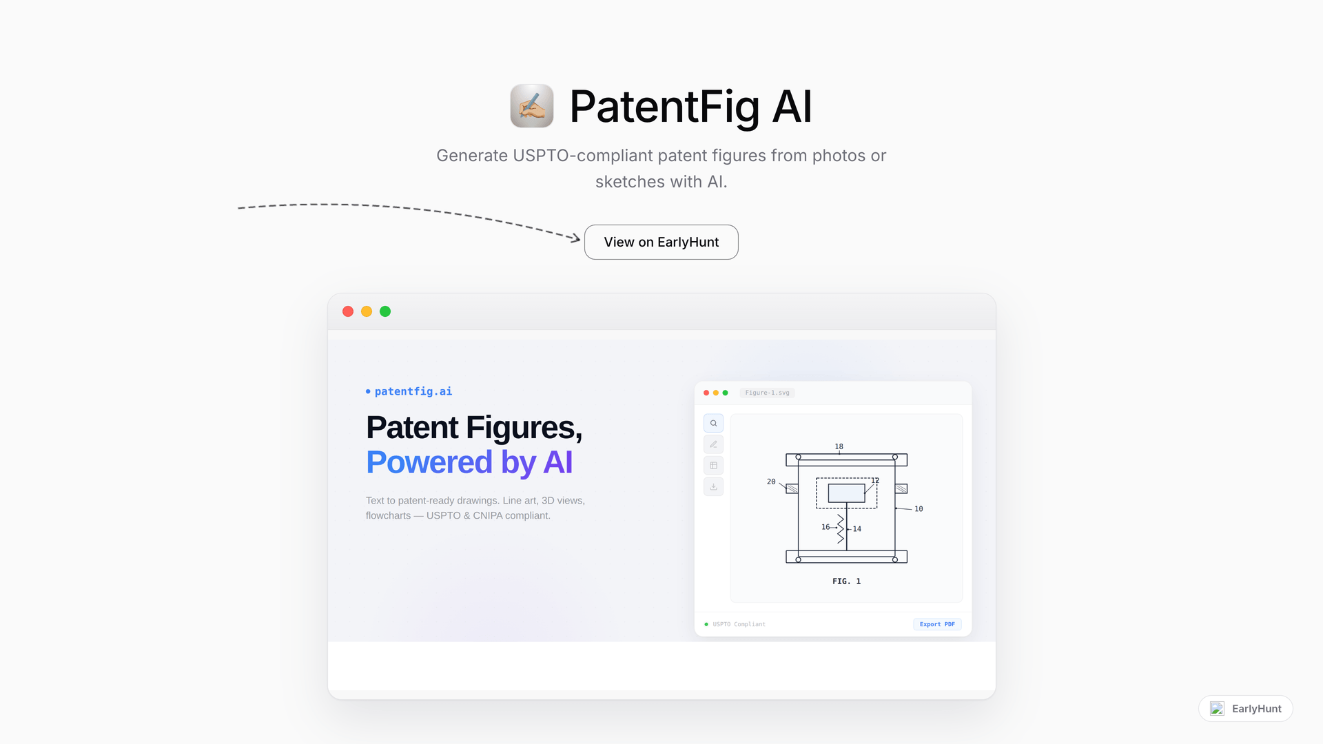 Streamlining Patent Illustrations with PatentFig AI