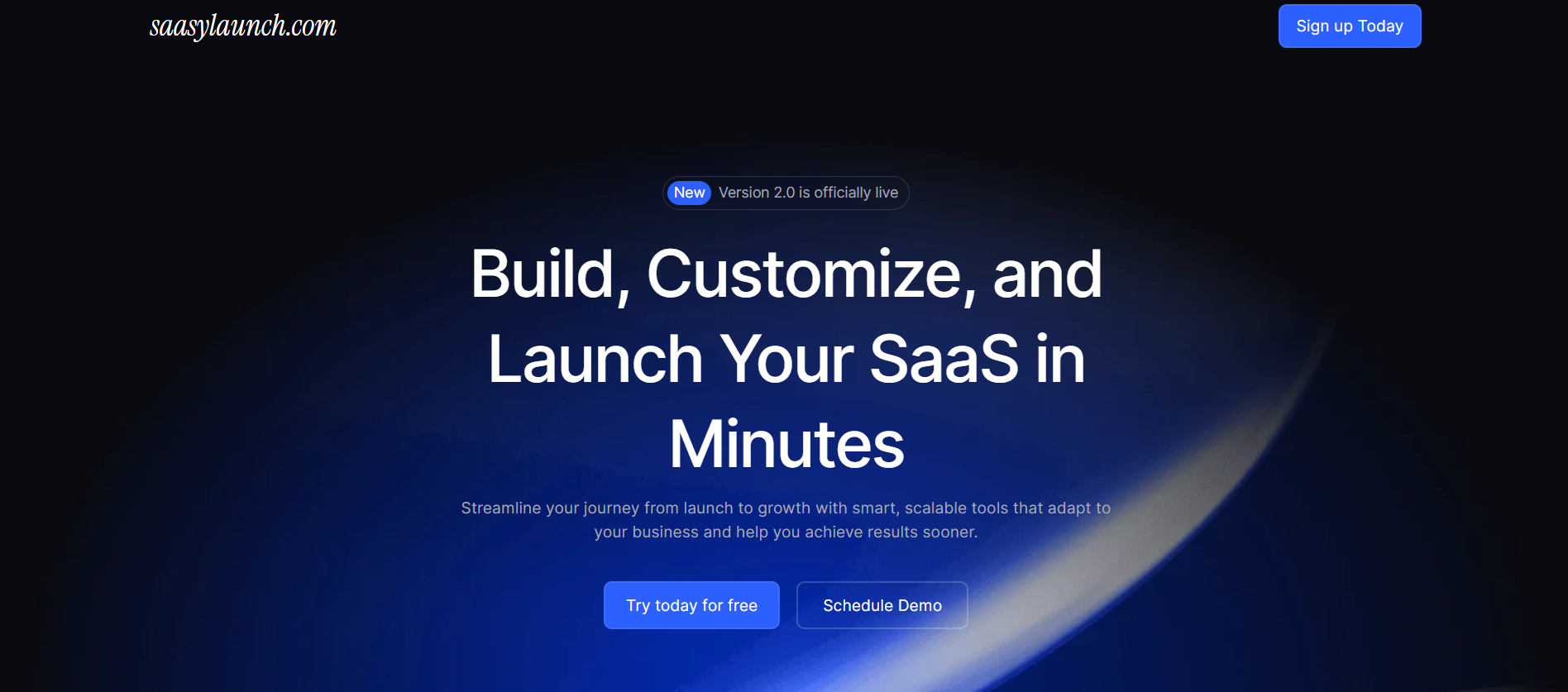 Saasy Launch preview