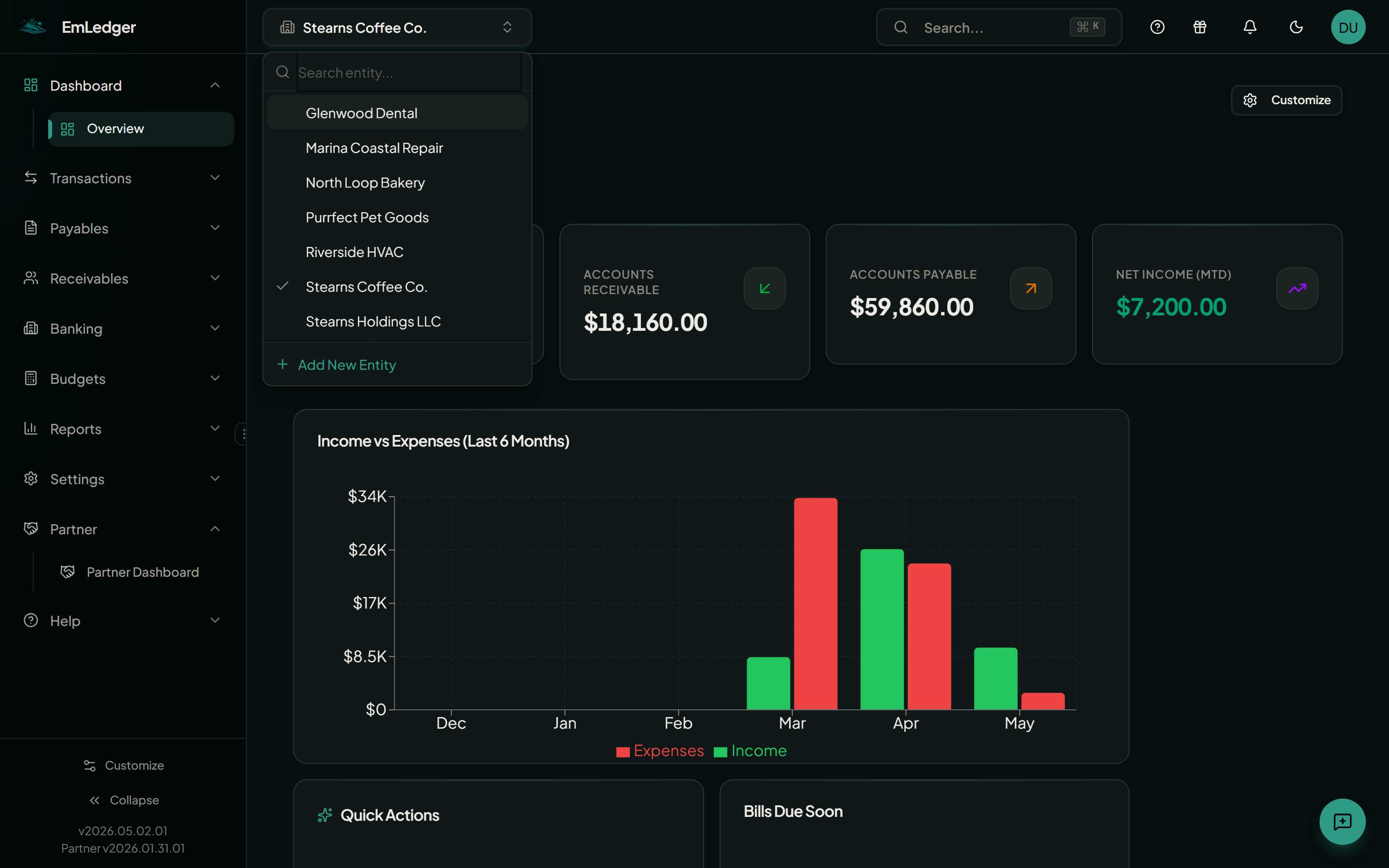 EmLedger preview