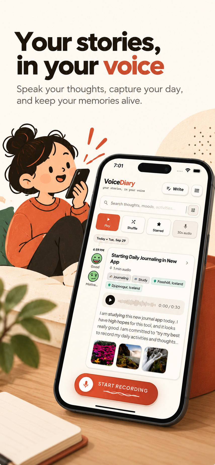 VoiceDiary preview