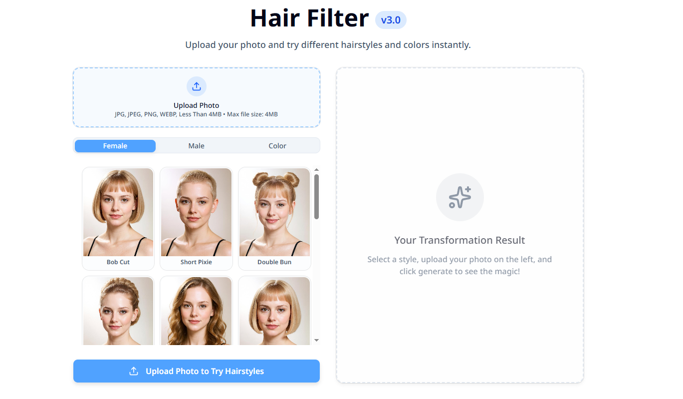 Hair Filter preview