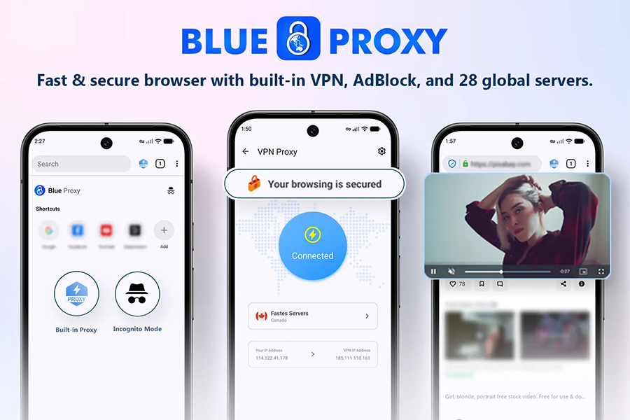 WebProxy and Blue Proxy Browser preview
