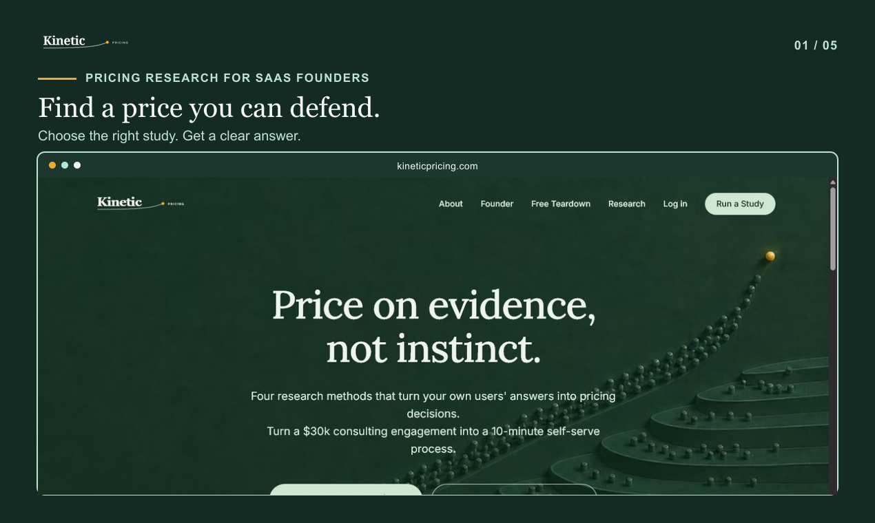 Kinetic Pricing preview