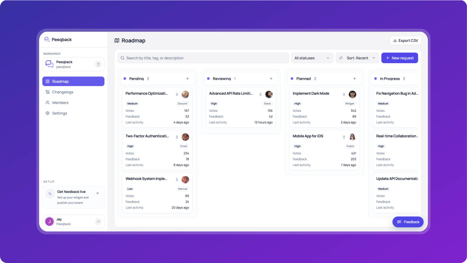 Peeqback screenshot 1