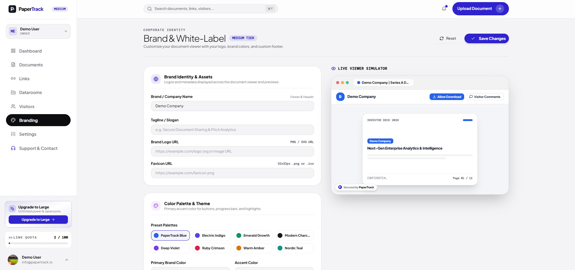 PaperTrack preview