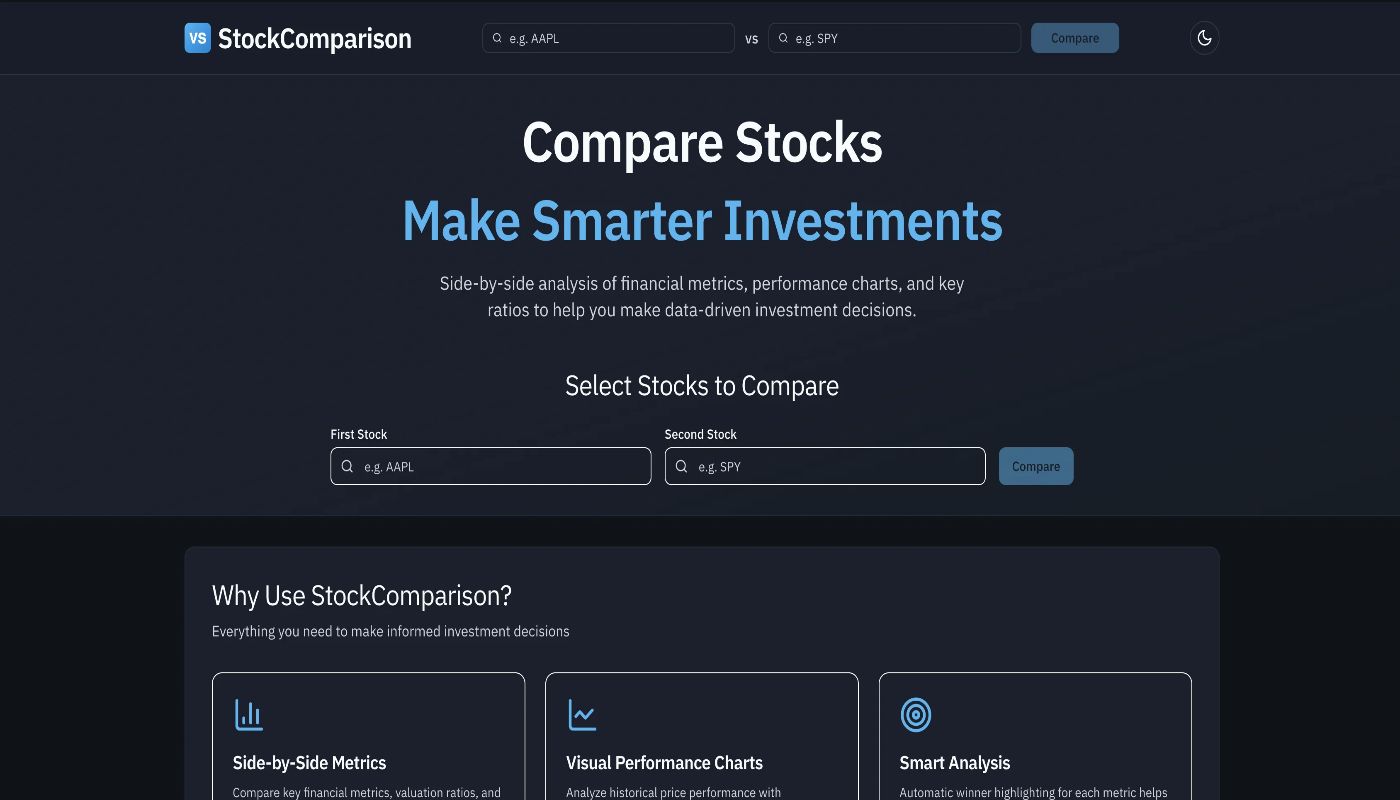 StockComparison preview