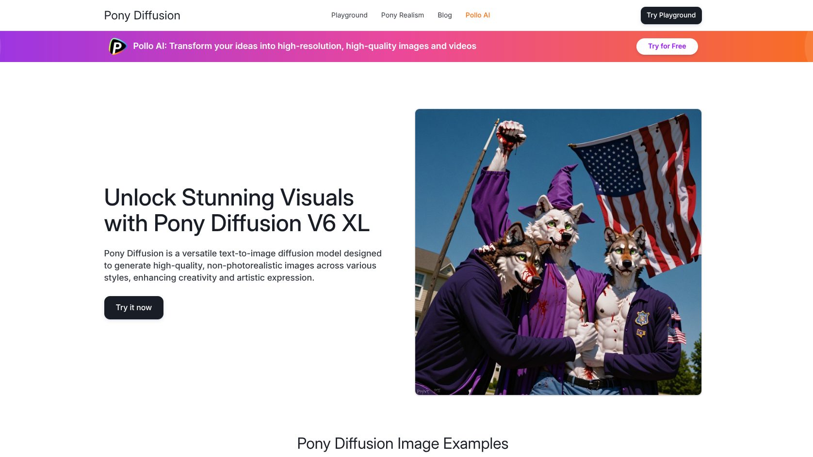 Pony Diffusion screenshot 1
