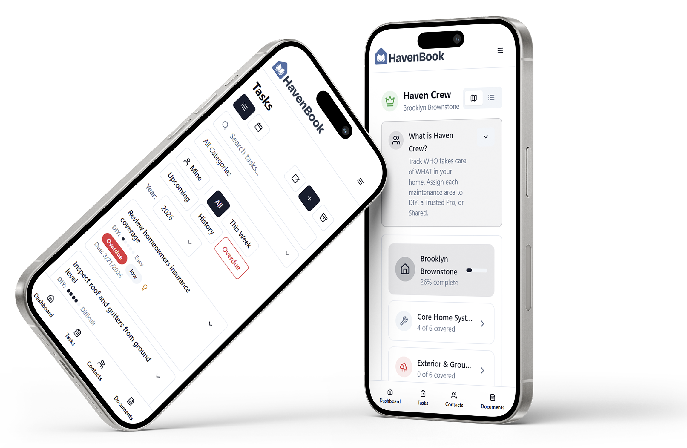 HavenBook website preview