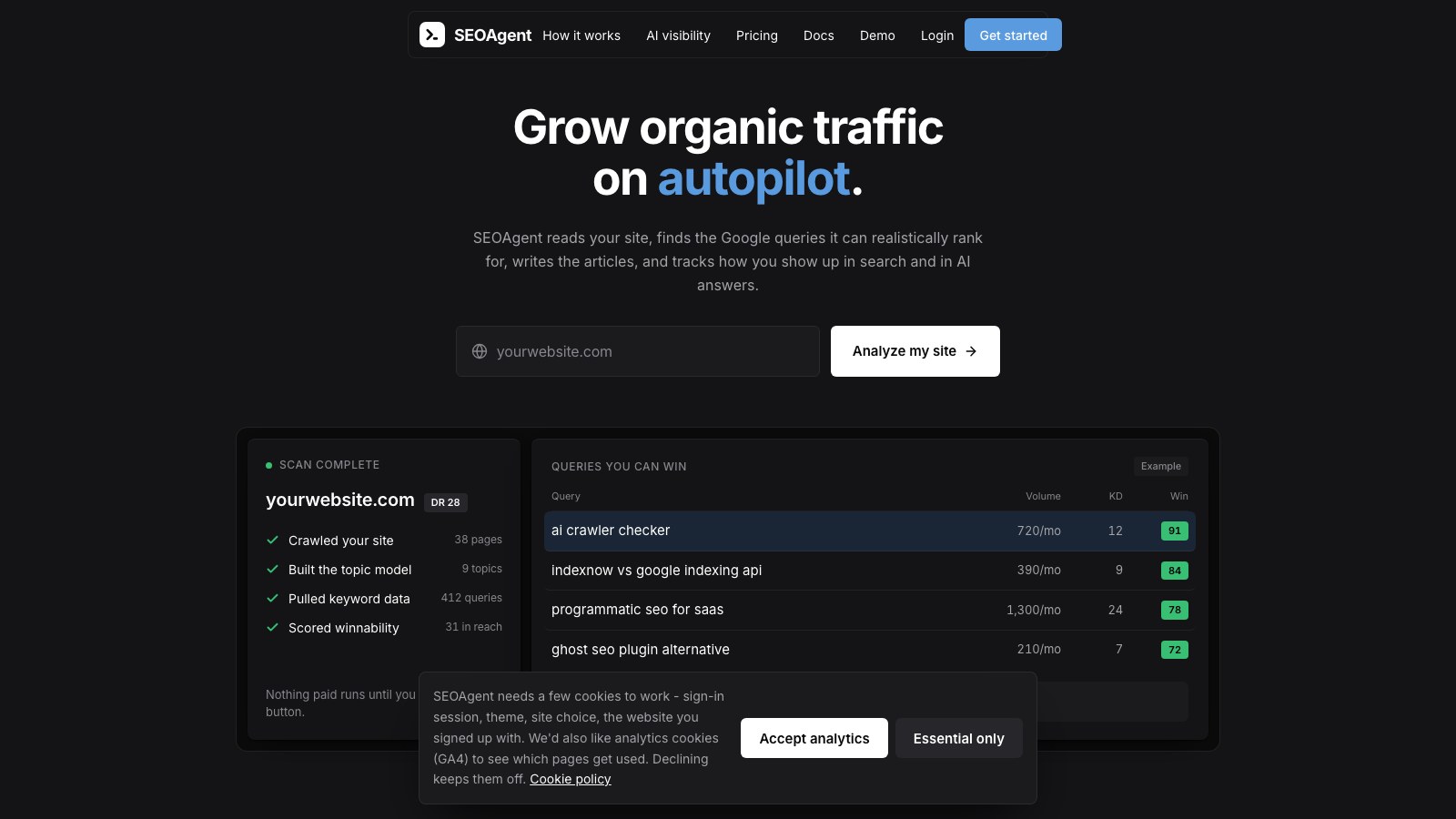 SEOAgent preview