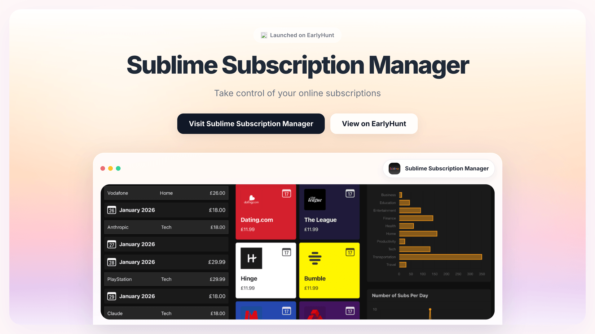 Managing Subscriptions: How Sublime Simplifies Your Finances