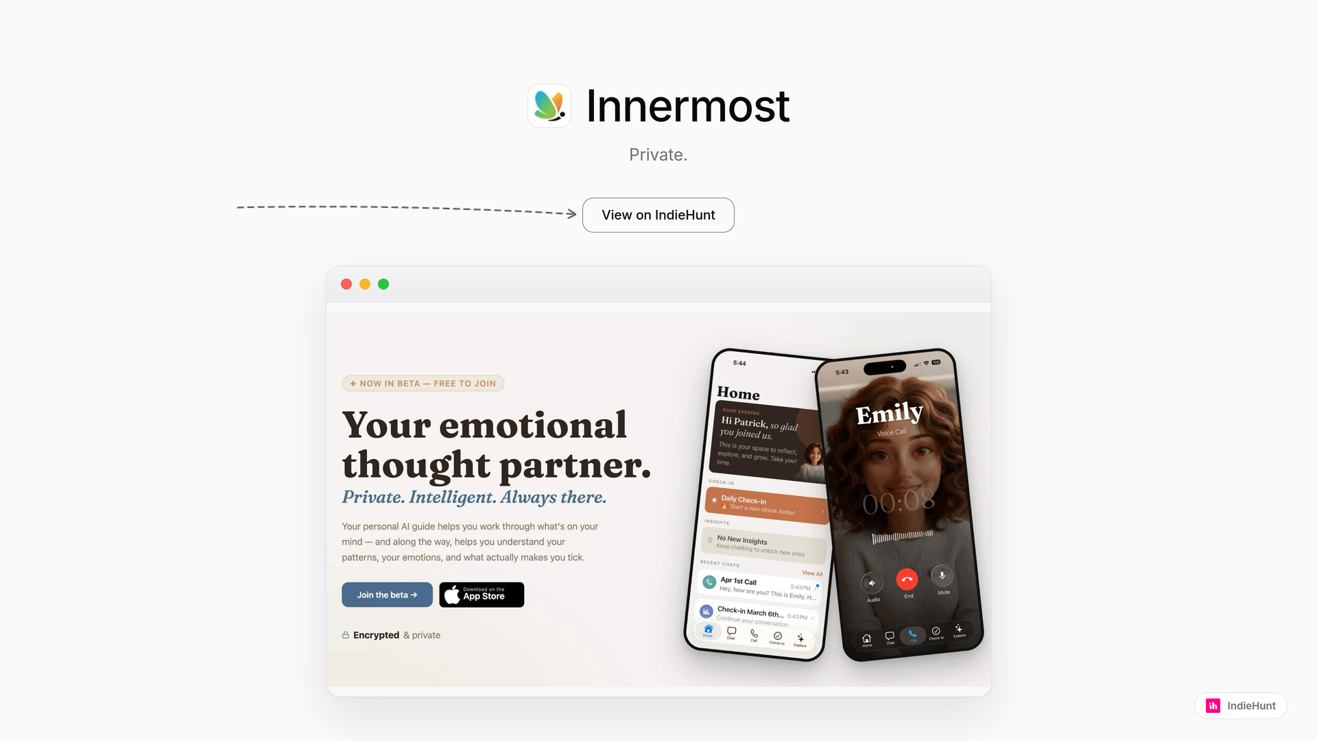 Enhance Indie Founders' Productivity with Innermost AI Tool