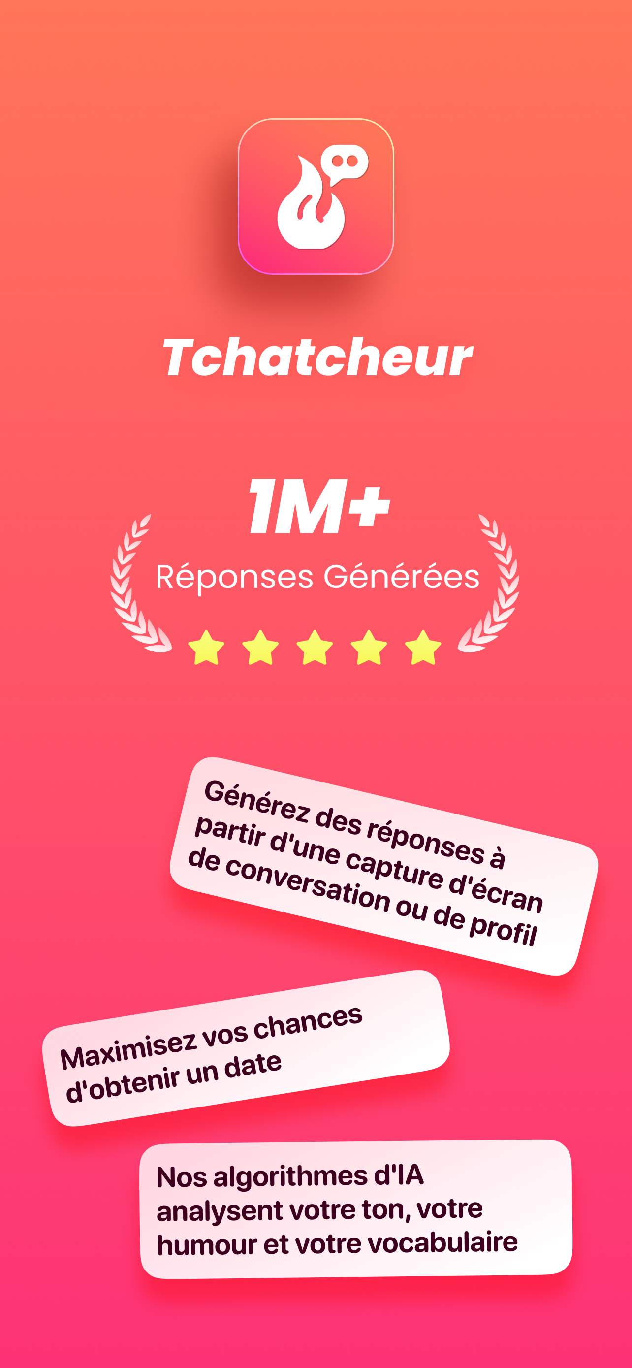 Rizz app - Tchatcheur preview
