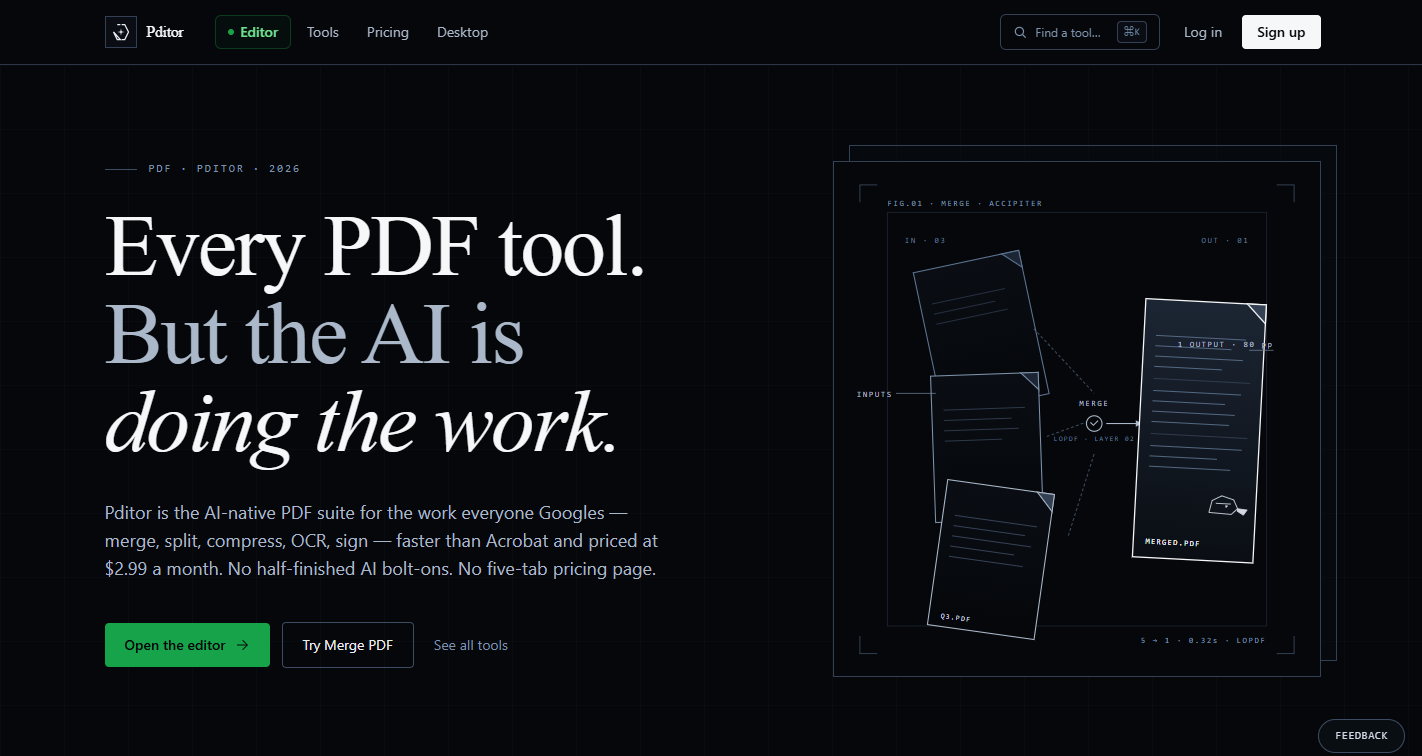 Pditor preview