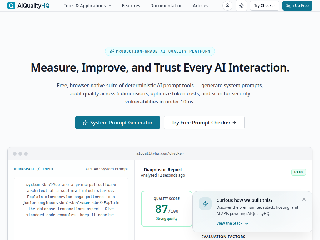 AIQualityHQ preview