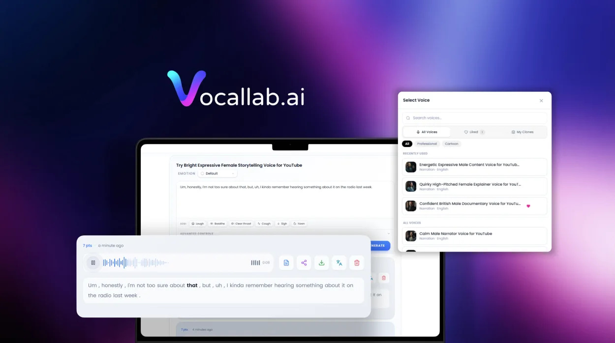 Vocallab AI preview