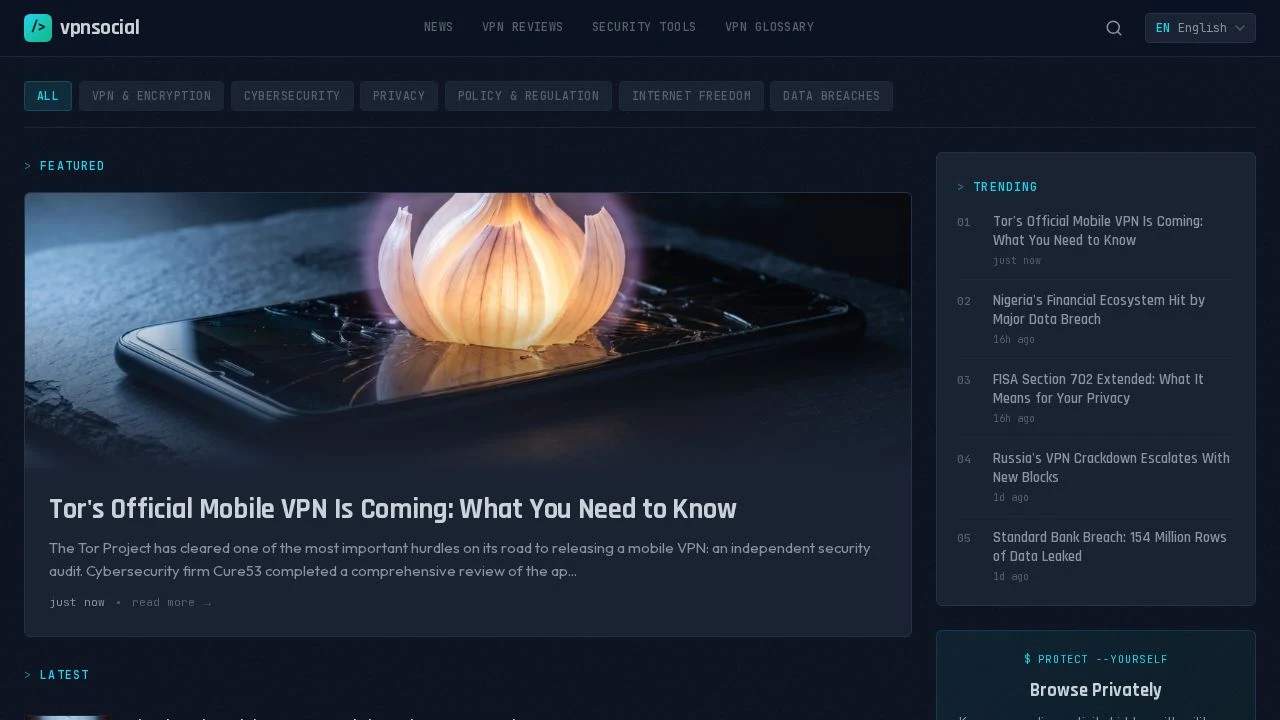VPNSocial - Privacy Toolkit preview