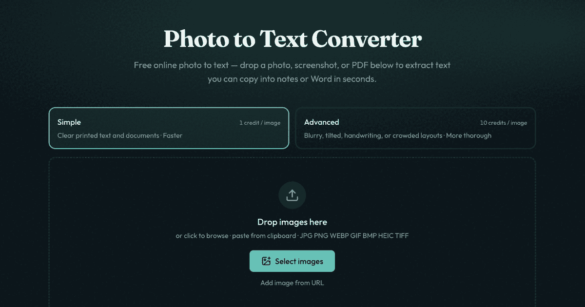 Photo to Text screenshot 1