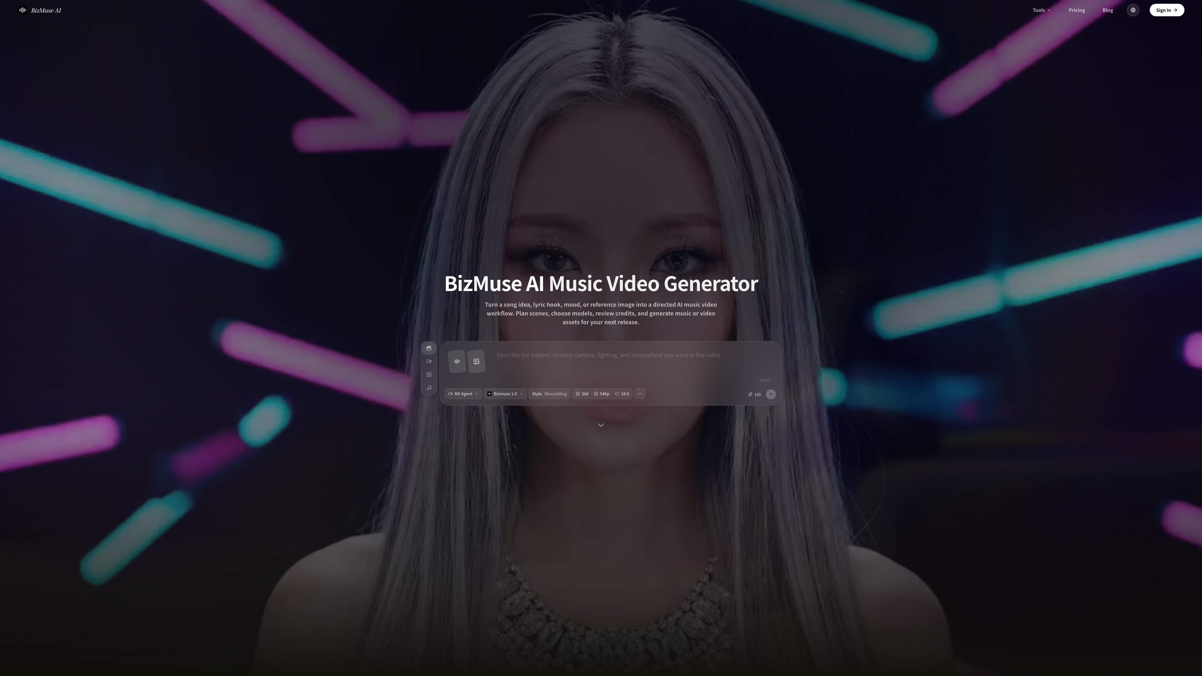 Bizmuse AI preview