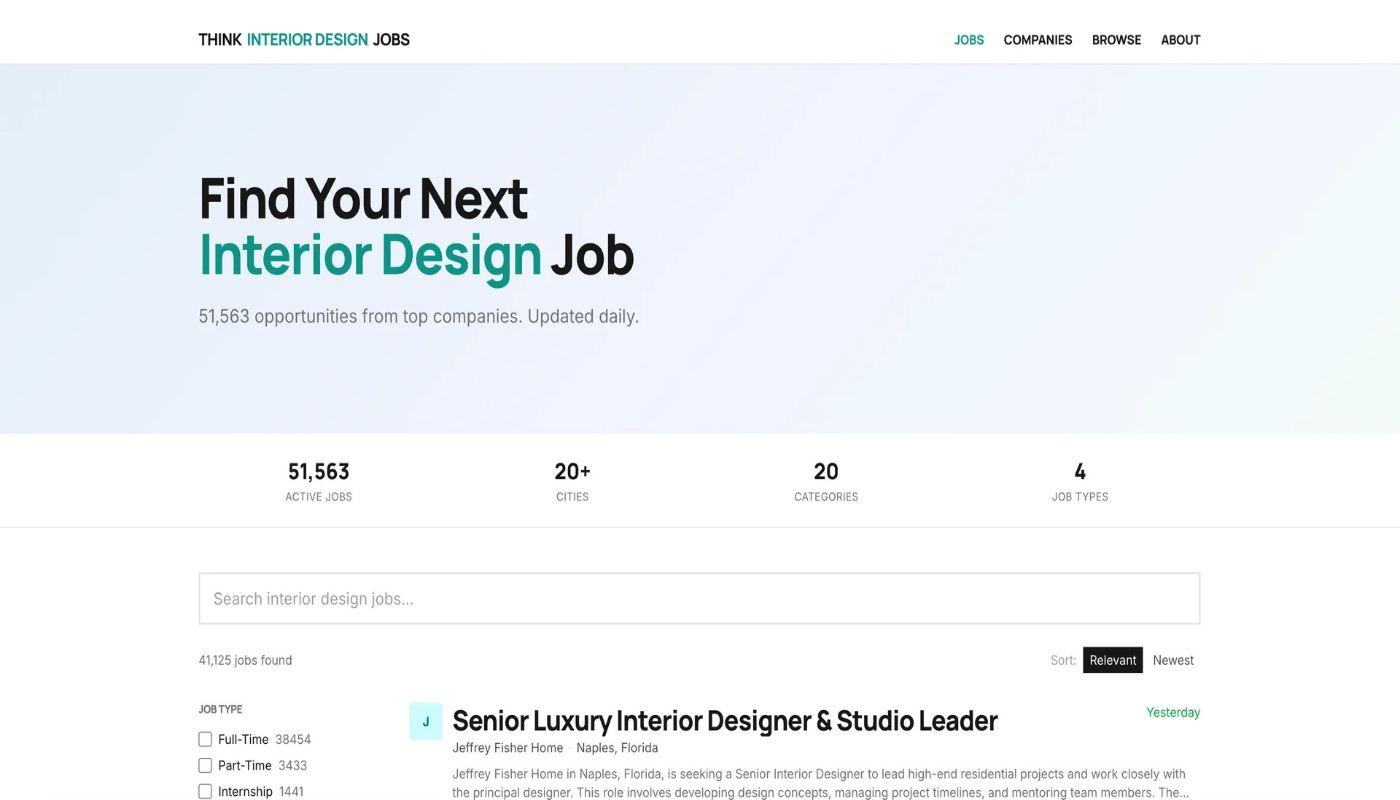 Think Interior Design Jobs preview