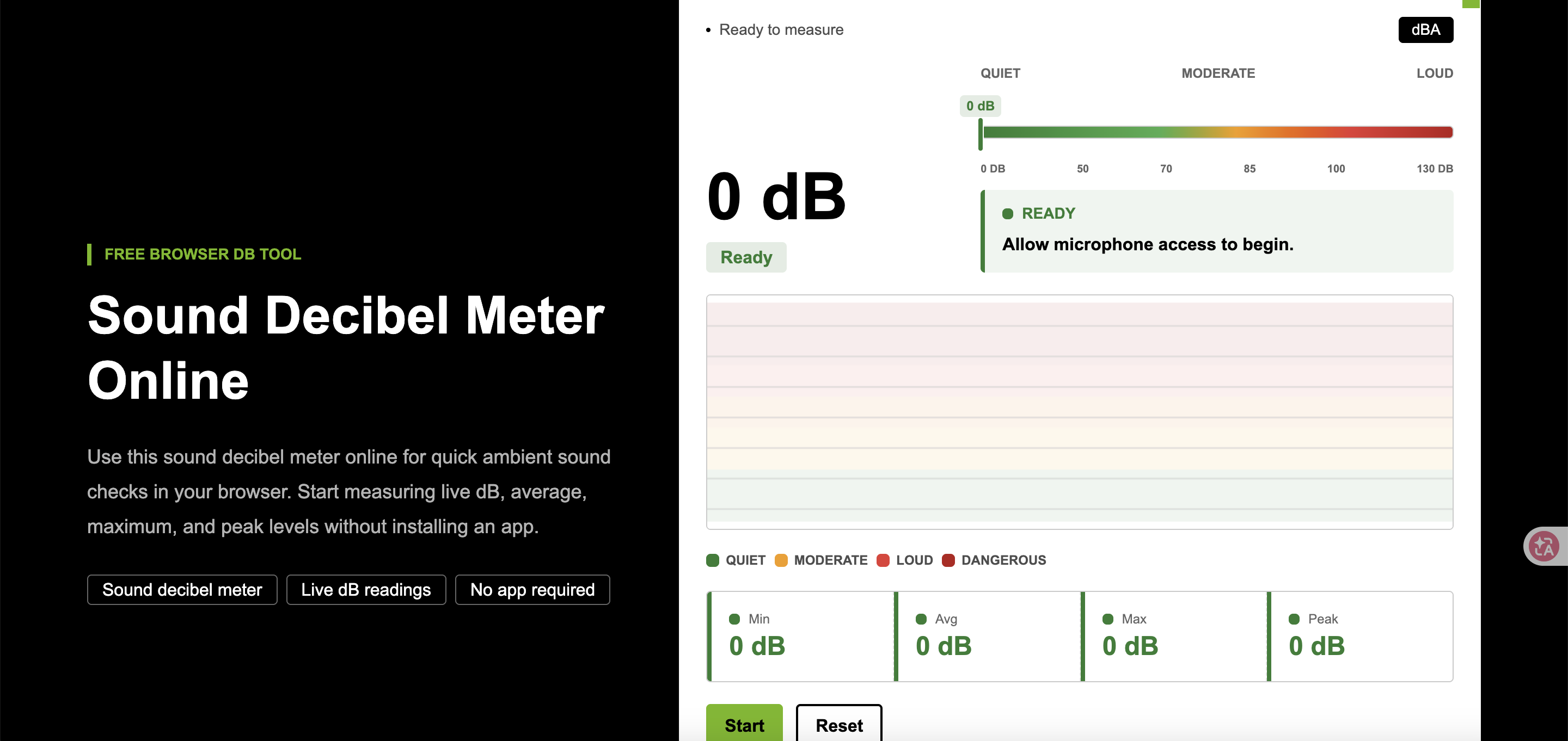 Sound Decibel Meter preview
